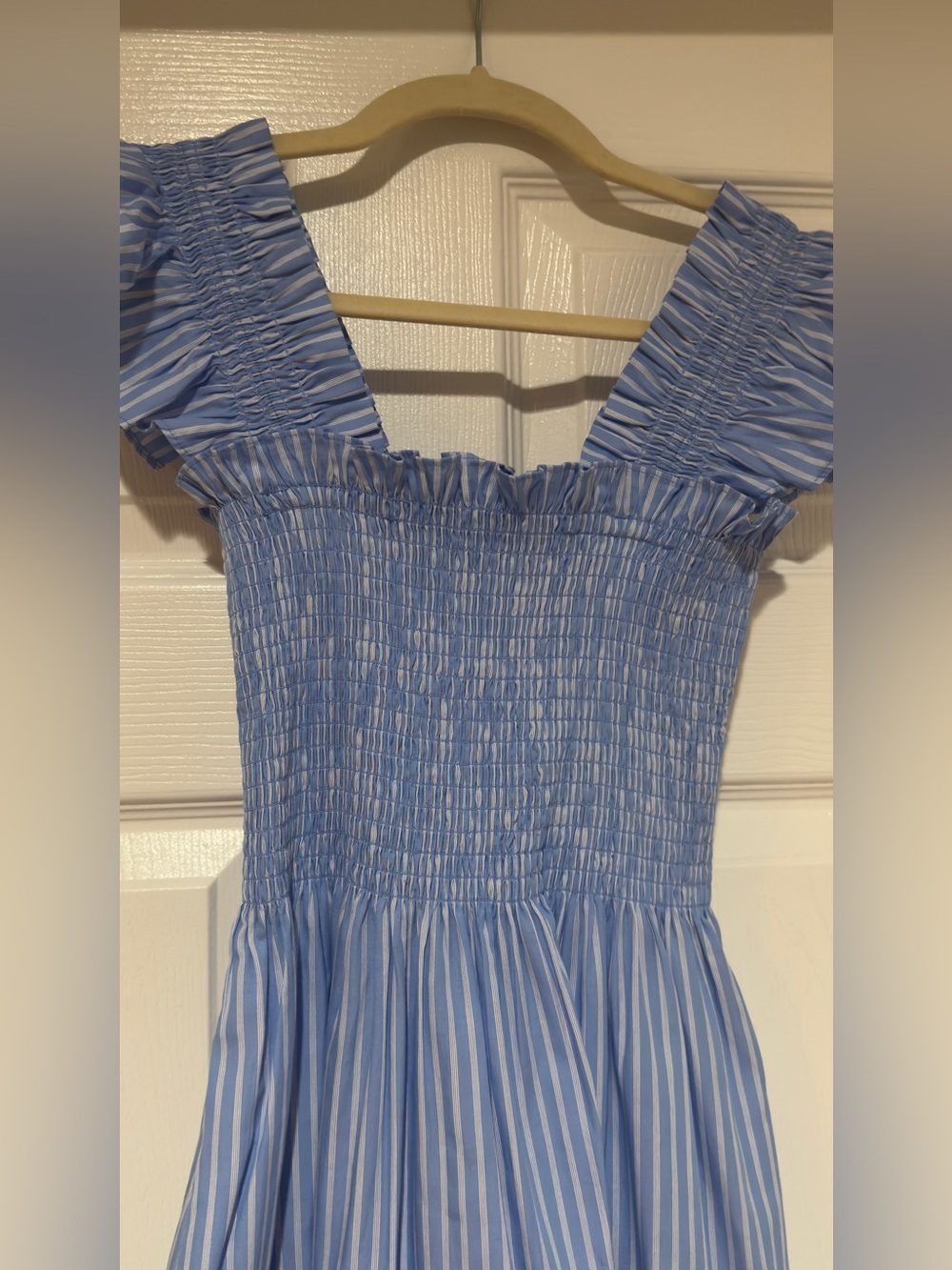 Hill House Home Ellie Nap Dress - Blue Stripe - Picture 10 of 12
